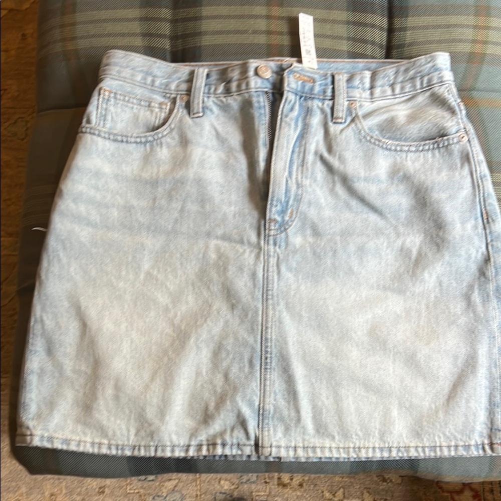 Madewell Blue Denim Skirt Casual